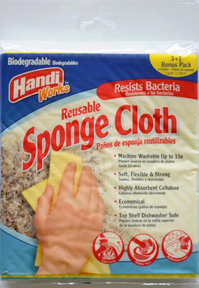 Handi-Works Cellulose Sponge Wiping Cloths – Glove Specialties