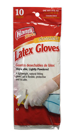 Handi-Works™ 10 count Disposable Latex
