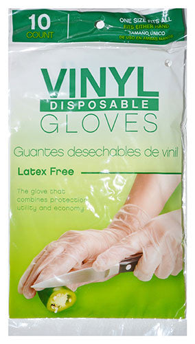 GSI 10 count Disposable Vinyl "Latex Free"